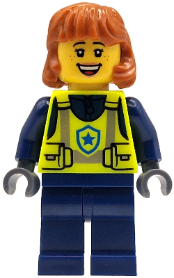 Minifigura Lego City - Policial Feminina