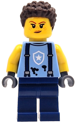 Minifigura Lego City - Mecânica da Policia