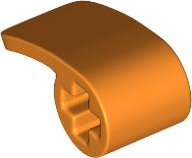 Painel Lego Technic Curvo 2x1x1 Laranja