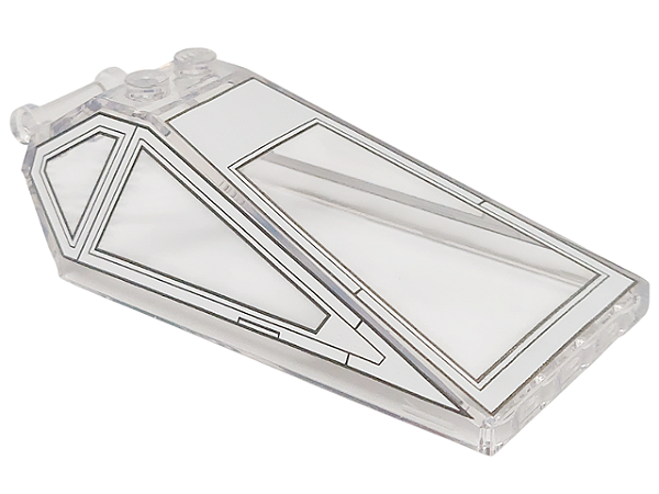 Para-brisa 8x4x2 com 2 pinos e alça de barra com molduras brancas para janelas da cabine