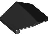 Inclinação Curva 33 2x2 Dupla Invertida Preta