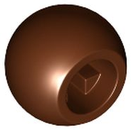 Bola com Encaixe para Eixo Marrom