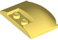 Placa em Cunha 3x4x2/3 Amarelo Claro Brilhante