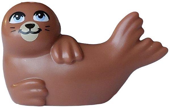 Foca Lego Friends Marrom Claro