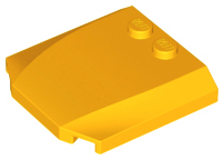 Placa em Cunha 4x4x2/3 Laranja Brilhante