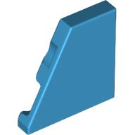 Placa Lisa Modifica 2x2 em Cunha Esquerda Dark Azure