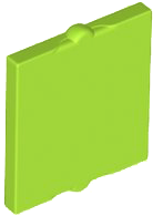 Vidro para janela 1x2x2 Verde Limão