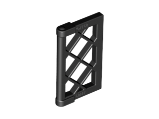 Painel para janela 1x2x3 Preto