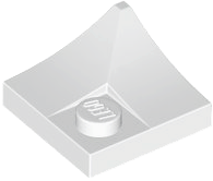 Arco 2x2 Canto Invertido Branco