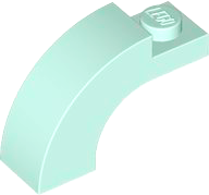 Arco 1 x 3 x 1 2/3 Topo Curvo Light Aqua