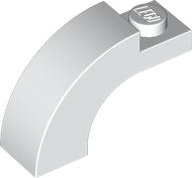 Arco 1 x 3 x 1 2/3 Topo Curvo Branco