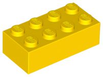 Tijolo 2x4 Amarelo