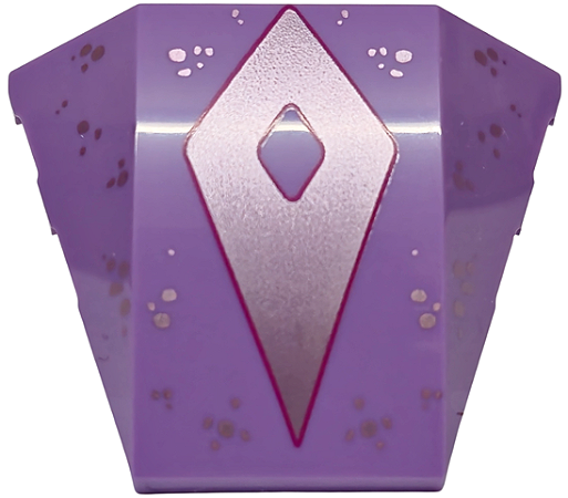 Inclinação 4x4 com desenho de Diamante Medium Lavender