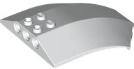 Para-brisa 8x6x2 Lados Curvos Inclinados Branca