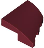 Cunha 2x2x2/3 Esquerda Dark Red