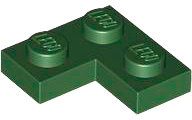 Placa de Canto 2x2 Canto Verde Escura