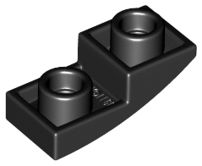 Inclinação Curva 2x1 Invertida Preta