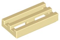 Grade 1x2 Modificada com Ranhura Bege