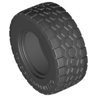 Pneu 49.5 x 20 Preto