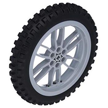 Roda de Motocicleta 75mm D. x 17mm com Pneu 100.6mm