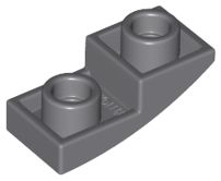 Inclinação Curva 2x1 Invertida Cinza Escura