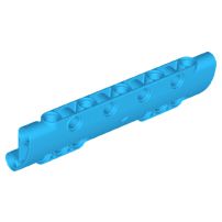 Painel Curvado 11x3 com Furos de 10 pinos através da Superfície do Painel Dark Azure