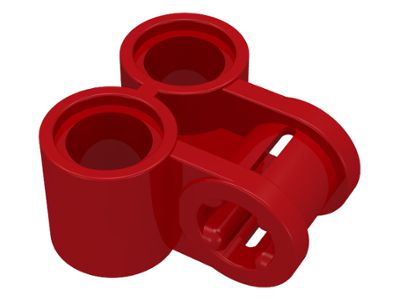 Conector Eixo dois Pinos Perpendicular Vermelho