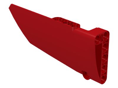 Painel de Carenagem #17 Grande Liso, Lado A Vermelho