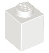 Tijolo 1x1 Branco