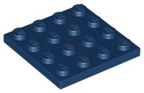 Placa 4x4 Azul Escura
