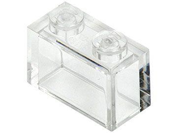 Tijolo 1x2 Translúcido