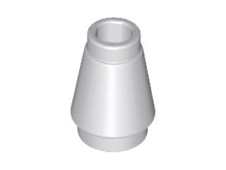 Cone 1x1 com Sulco Superior Cinza Claro