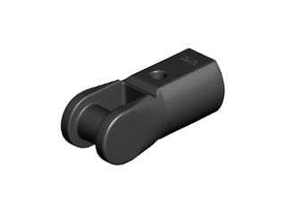 Suporte de barra com alça Preto