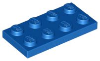 Placa 2x4 Azul