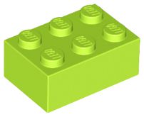 Tijolo 2x3 Verde Limão