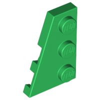 Placa 3x2 Esquerda Verde