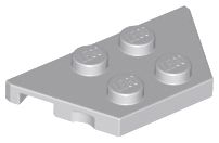 Placa 2x4 Trapezoidal Cinza Claro