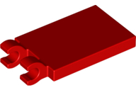Placa Modificada 2x3 com clip Vermelho