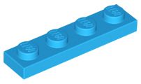 Placa 1x4 Dark Azure