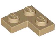Placa Canto 2x2 Bege Escura