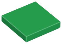 Placa Lisa 2x2 Verde