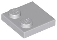 Placa Modificada 2x2 Cinza Claro