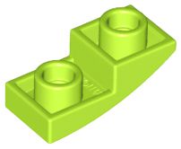 Inclinação Curva 2x1 Invertida Verde Limão