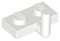 Placa modificada 1x2 com braço para cima (comprimento do braço horizontal de 5 mm) Branco