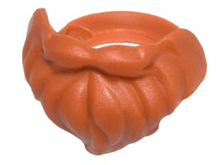 Barba Média Laranja Escura