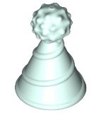 Chapéu com alfinete, chapéu de festa Azul bebê (Light Aqua )