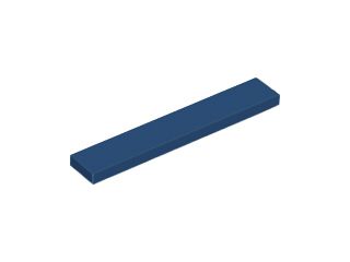 Placa Lisa 1x6 Azul Escura