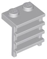 Placa Modificada 1x2 com escada Cinza Clara