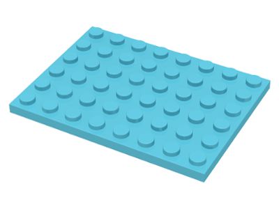 Placa 6x8 Medium Azure