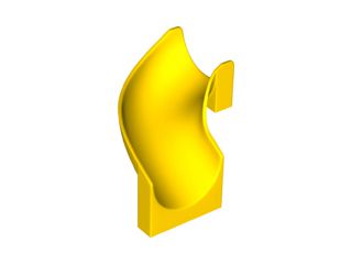 Escorregador 6x6x6 Curva 90 graus Amarelo